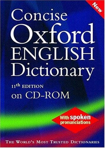 Tapa de Concise Oxford English Dictionary