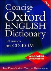 Tapa de Concise Oxford English Dictionary