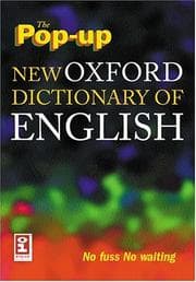 Tapa de Pop-up New Oxford Dictionary of English