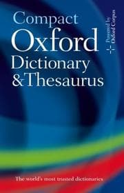 Tapa de Compact Oxford dictionary, thesaurus, and wordpower guide