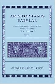 Tapa de Aristophanis Fabvlae I