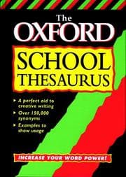 Tapa de The Oxford School Thesaurus