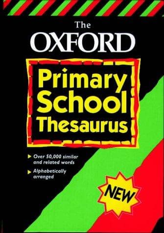 Tapa de The Oxford Primary School Thesaurus