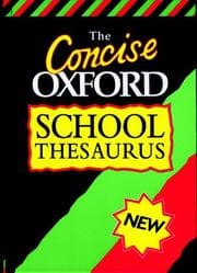 Tapa de The Concise Oxford School Thesaurus