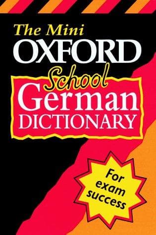 Tapa de The mini Oxford school German dictionary