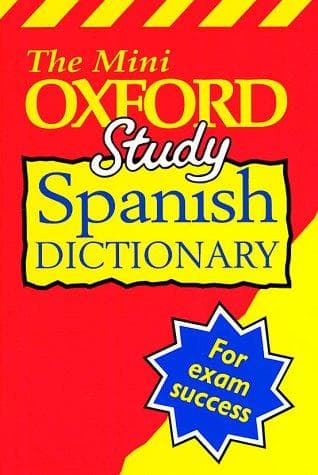 Tapa de Oxford Mini Study Spanish Dictionary