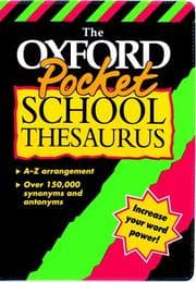 Tapa de The Oxford Pocket School Thesaurus