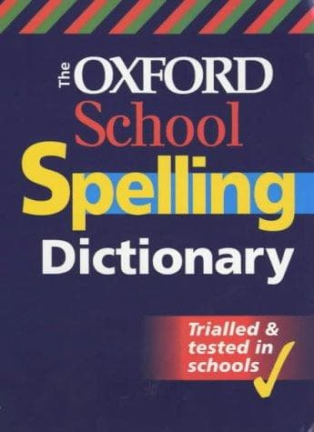 Tapa de The Oxford School Spelling Dictionary