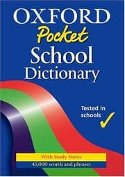 Tapa de Oxford Pocket School Dictionary