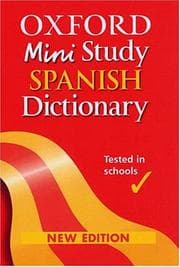 Tapa de Oxford Mini Study Spanish Dictionary
