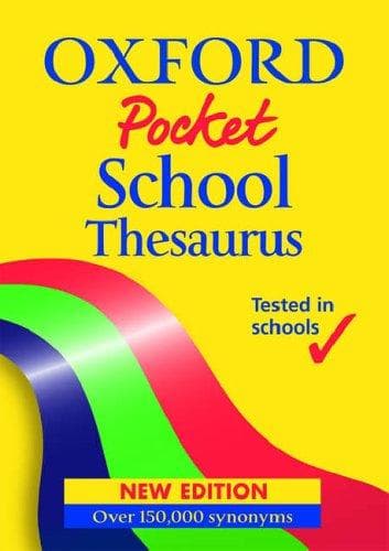 Tapa de Oxford Pocket School Thesaurus
