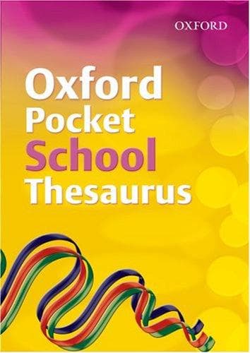Tapa de Oxford Pocket School Thesaurus