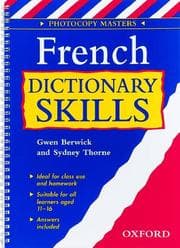 Tapa de French dictionary skills