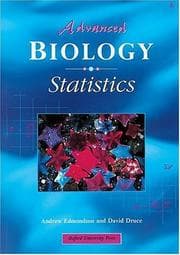 Tapa de Advanced biology statistics