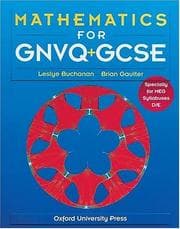 Tapa de Mathematics for GNVQ/GCSE