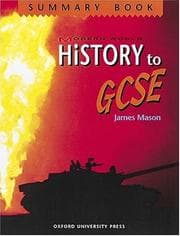 Tapa de Modern World History to GCSE
