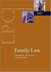 Tapa de Family Law