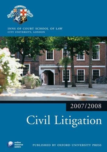 Tapa de Civil Litigation 2007-2008