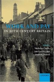 Tapa de Work and pay in twentieth-century Britain