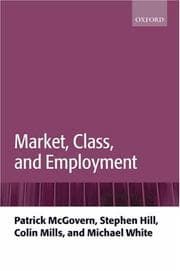 Tapa de Market, Class, and Employment