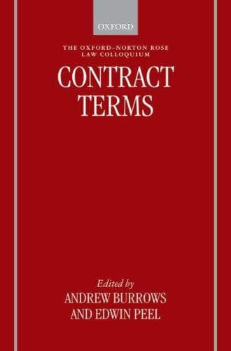 Tapa de Contract terms