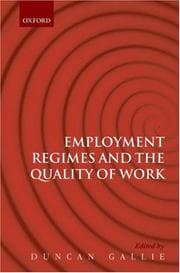 Tapa de Employment Regimes and the Quality of Work