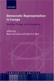 Tapa de Democratic representation in Europe