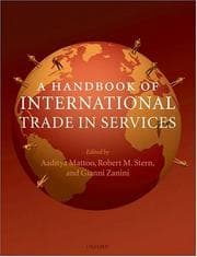 Tapa de A handbook of international trade in services