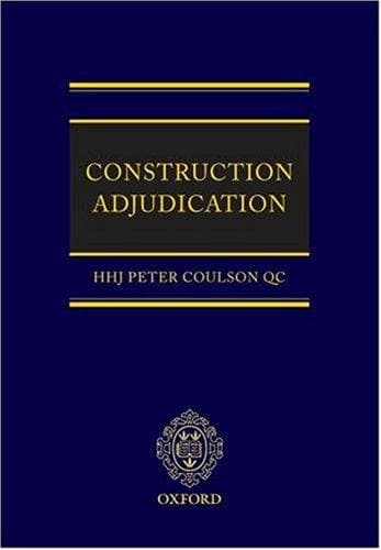 Tapa de Construction Adjudication