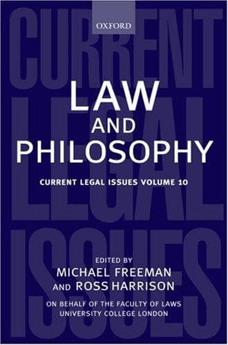Tapa de Law and philosophy