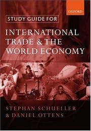 Tapa de Study Guide for International Trade and the World Economy