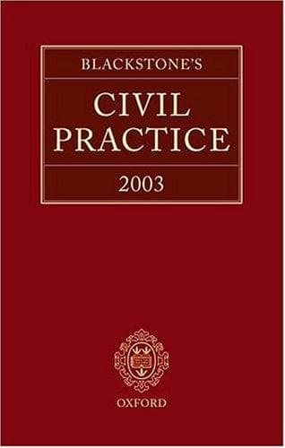 Tapa de Blackstone's Civil Practice