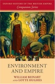 Tapa de Environment and empire