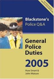 Tapa de General Police Duties 2005