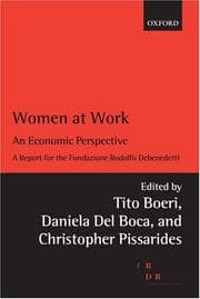 Tapa de WOMEN AT WORK: AN ECONOMIC PERSPECTIVE; ED. BY TITO BOERI