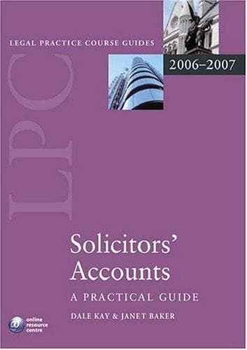 Tapa de Solicitors' Accounts 2006-07