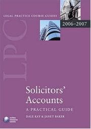 Tapa de Solicitors' Accounts 2006-07