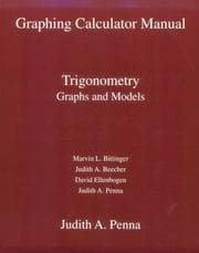 Tapa de Graphing Calculator Manual to Accompany Trigonometry, Graphs and Models