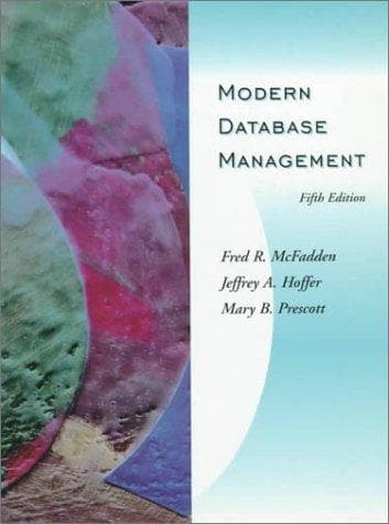 Tapa de Modern Database Management, Oracle 7.3.4 edition