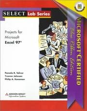 Tapa de Projects for Microsoft Excel 97