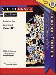 Tapa de Projects for Microsoft Excel 97