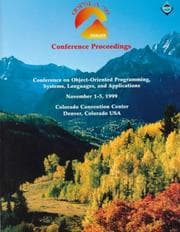 Tapa de OOPSLA `99 Conference Proceedings