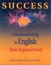 Tapa de Success Communicating in English