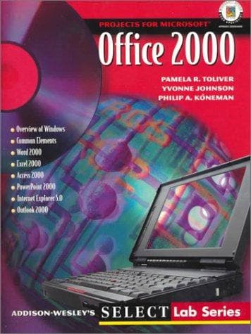 Tapa de Projects for Office 2000