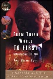 Tapa de From Third World to First : The Singapore Story