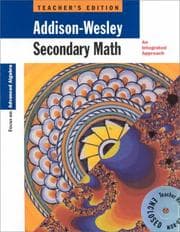 Tapa de Secondary Math