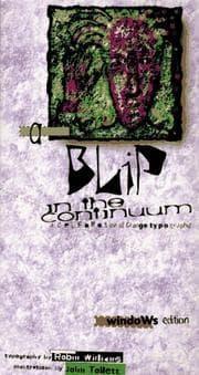 Tapa de A Blip in the Continuum: A Celebration of Grunge Typography!