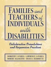 Tapa de Families and Teachers of Individuals With Disabilities
