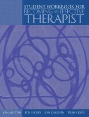 Tapa de Becoming Effective Therapist