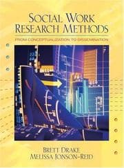 Tapa de Social work research methods